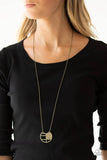 Abstract Aztec - Brass